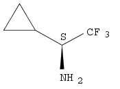 Cyclopropanemethanamine, α-(trifluoromethyl)-, (αS)-